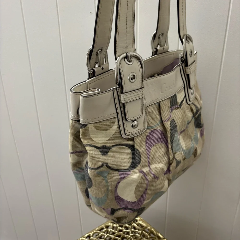 Coach Multicolor Shoulder Bag and Wallet Set
